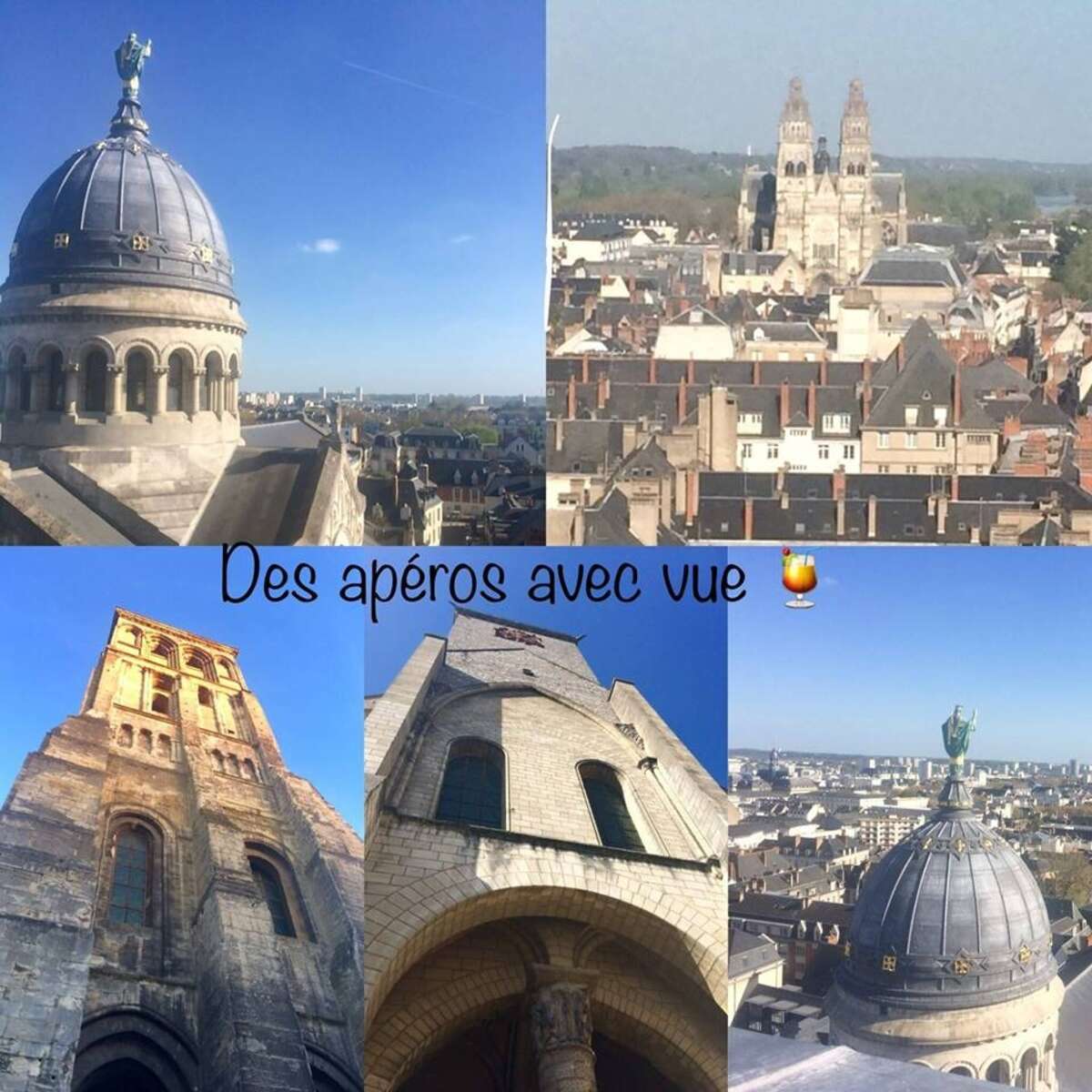 Photo de l'événement Prenez de la hauteur à l'heure de l'apéro ! à Rendez-vous : au pied de la Tour Charlemagne, côté place Châteauneuf.