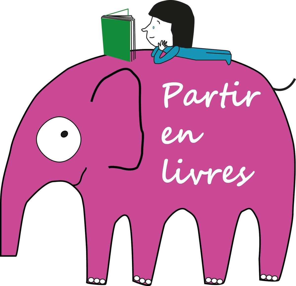 Illustration Partir en livre