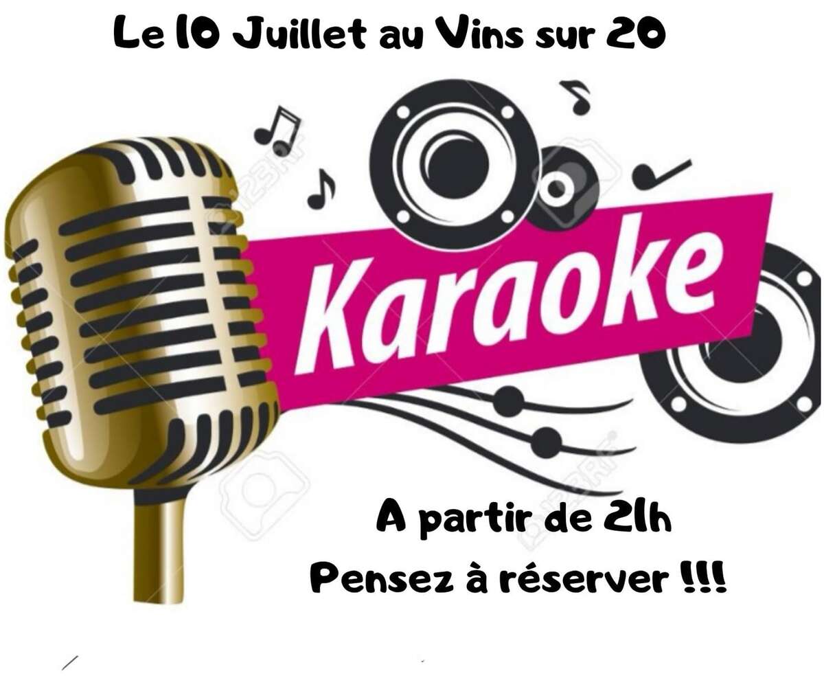Photo de l'événement Karaoke à Vins Sur 20 Tours