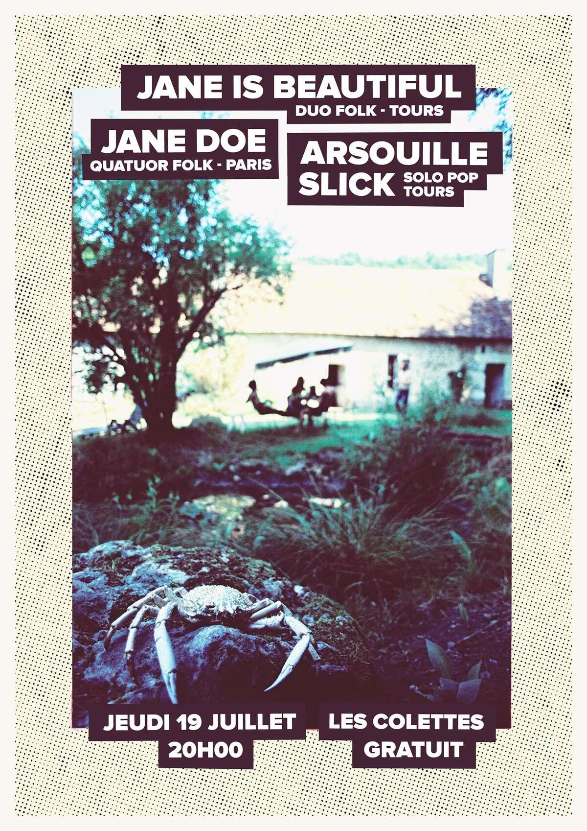 Photo de l'événement Jane Doe • Jane Is Beautiful • Arsouille Slick à Café Comptoir Colette's