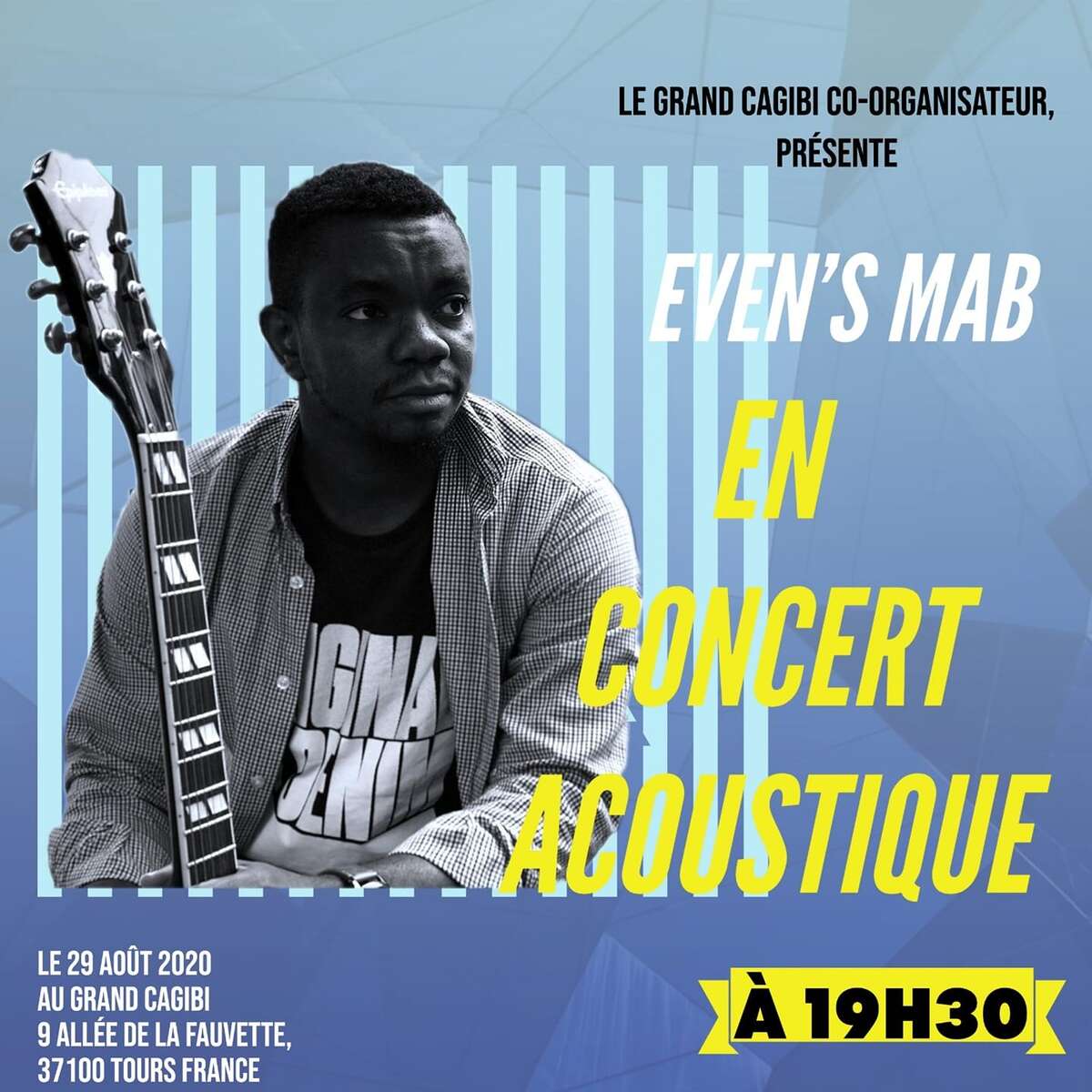 Photo de l'événement Concert Even's MAB à Le Grand Cagibi