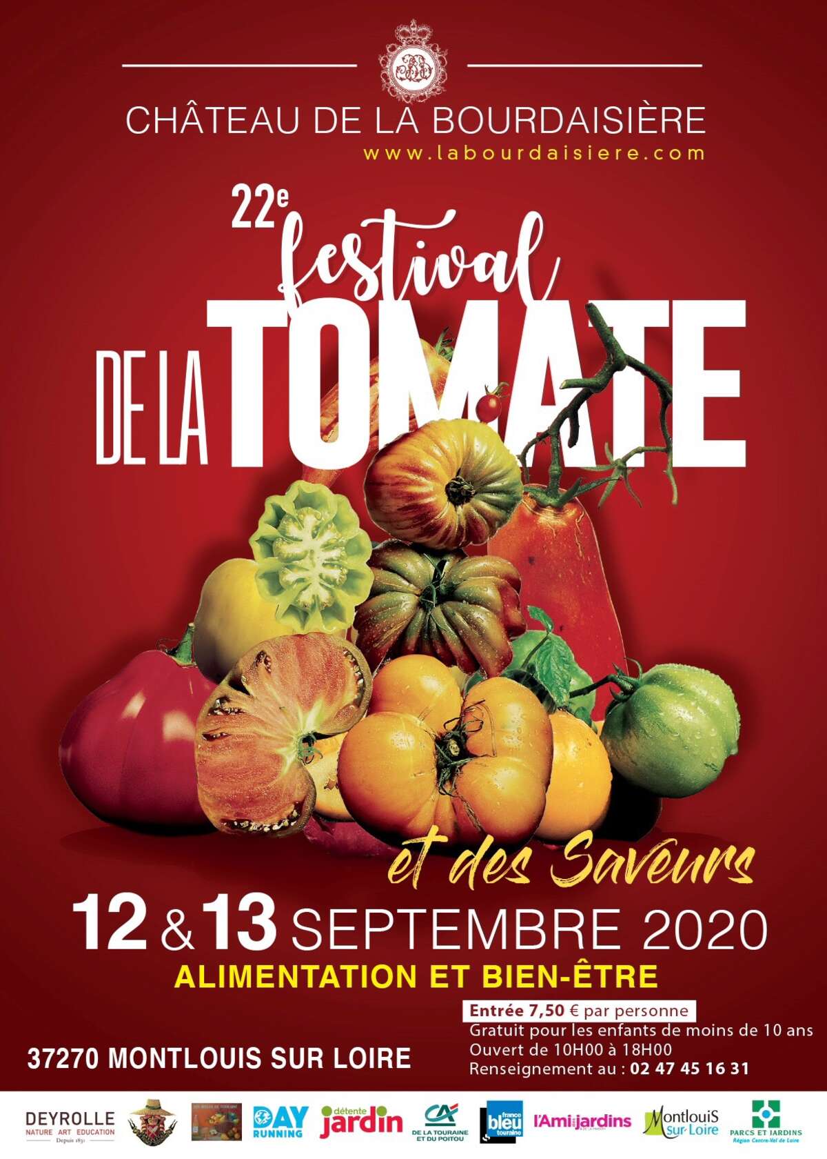 Photo de l'événement 22ème édition du Festival de la tomate et des saveurs du château de la Bourdaisière à Chateau de la Bourdaisière