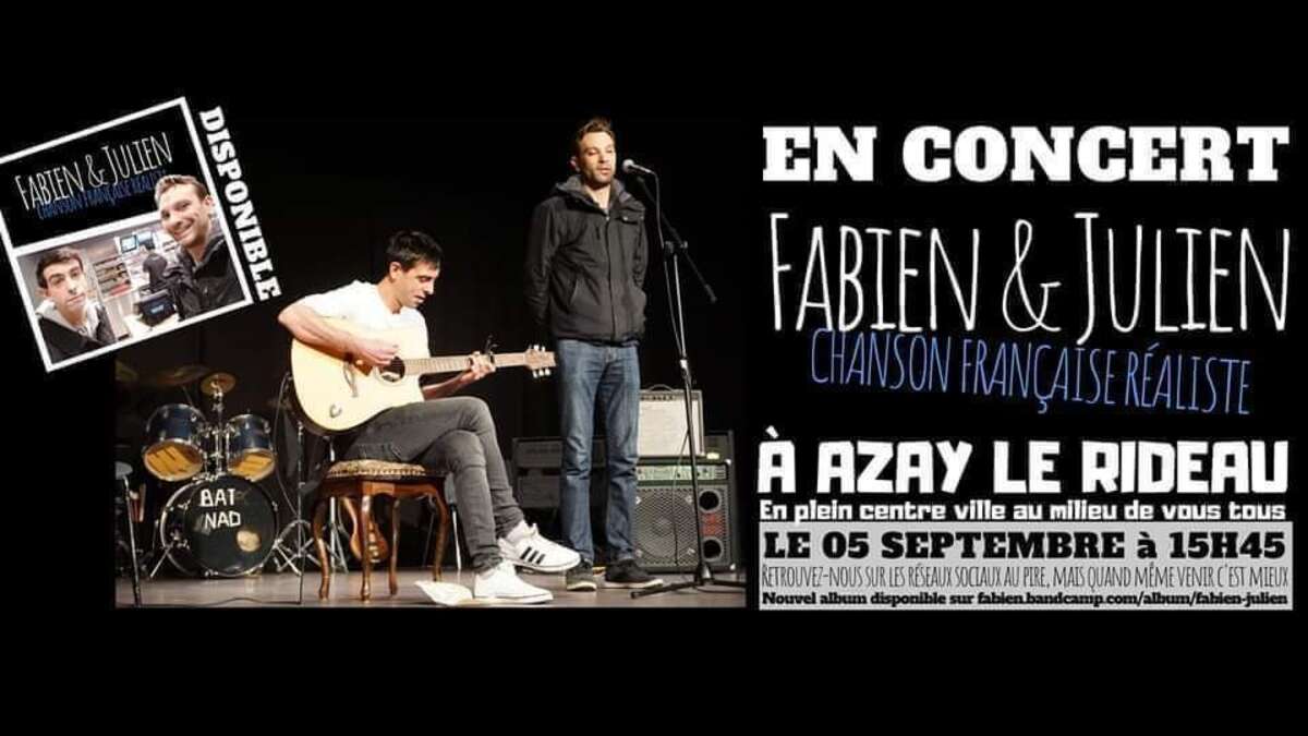 Illustration Fabien & Julien à Azay Le Rideau