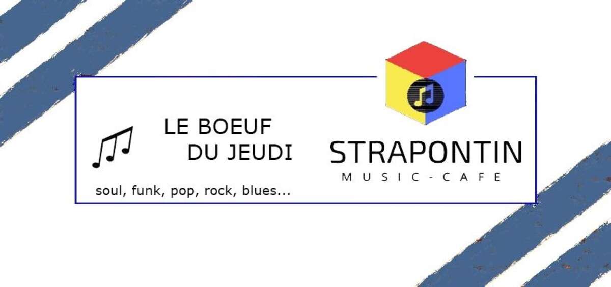 Photo de l'événement BOEUF BLUES ROCK POP à STRAPONTIN CAFE