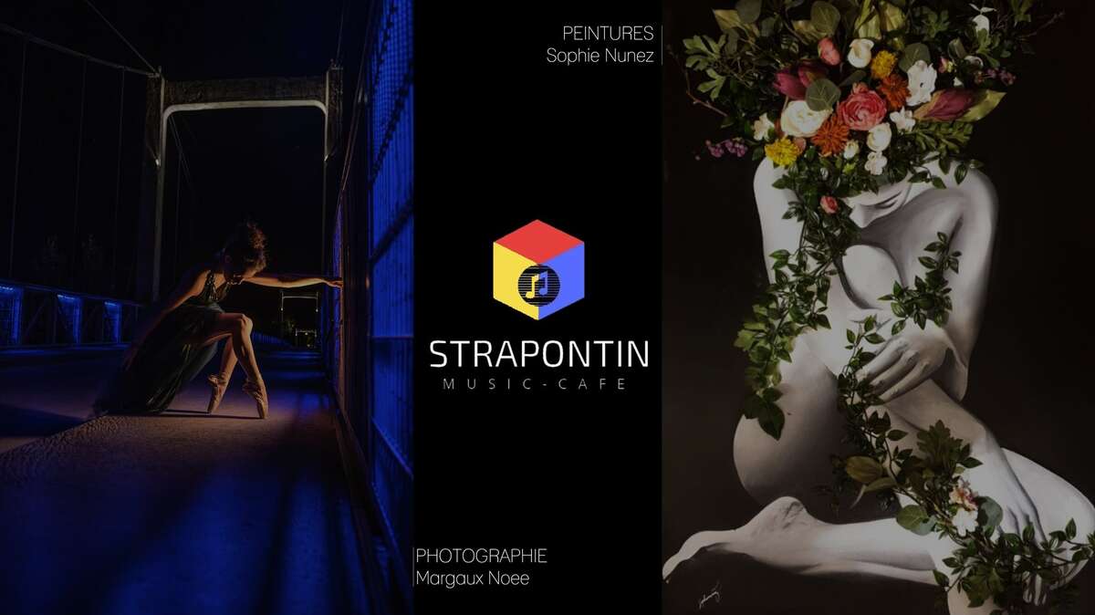 Photo de l'événement Apéro - DéVernissage Spinozarte & Margaux-Noee à STRAPONTIN CAFE