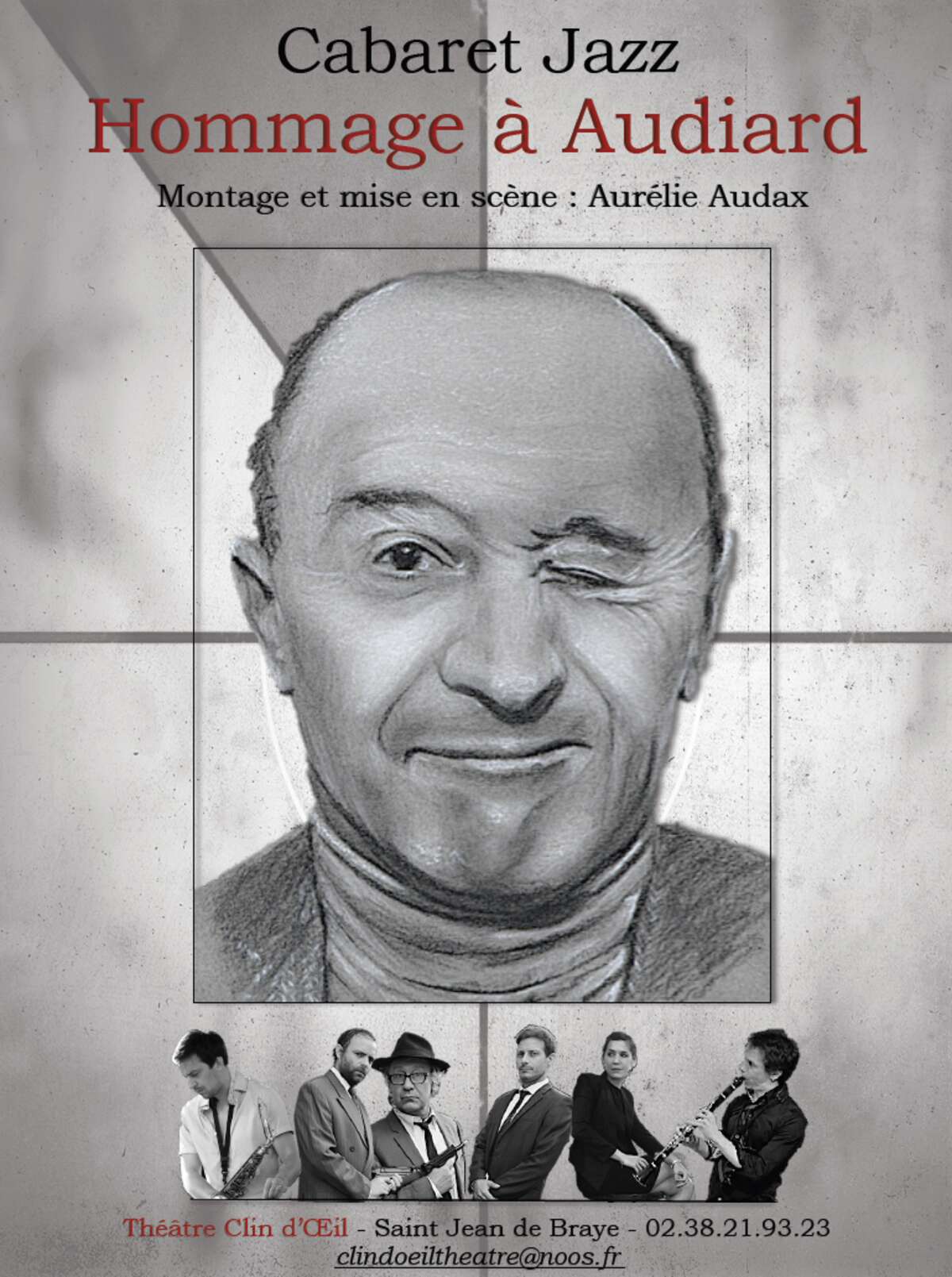 Photo de l'événement CABARET JAZZ HOMMAGE A AUDIARD à SALLE DE CINEMA - CORMERY