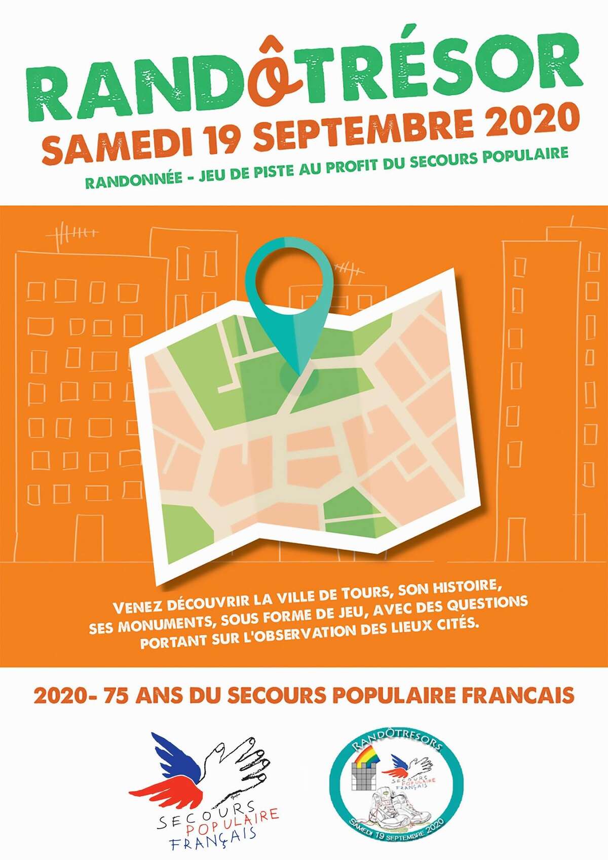 Photo de l'événement RandOtrésor à Secours Populaire Indre-et-Loire