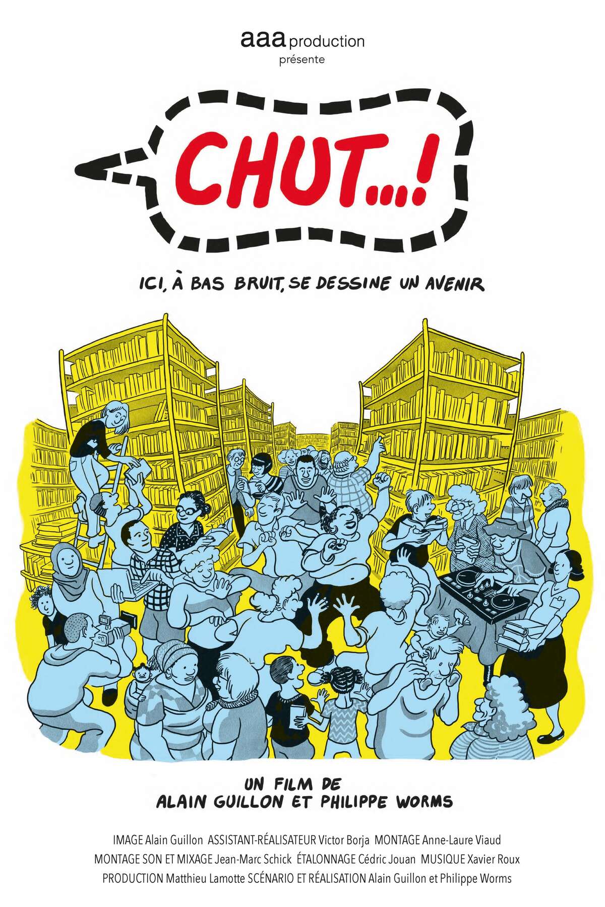 Photo de l'événement Projection de "Chut...!" film de Alain Guillon et Philippe Worms sorti le 26 février 2020 à Bibliothèque municipale