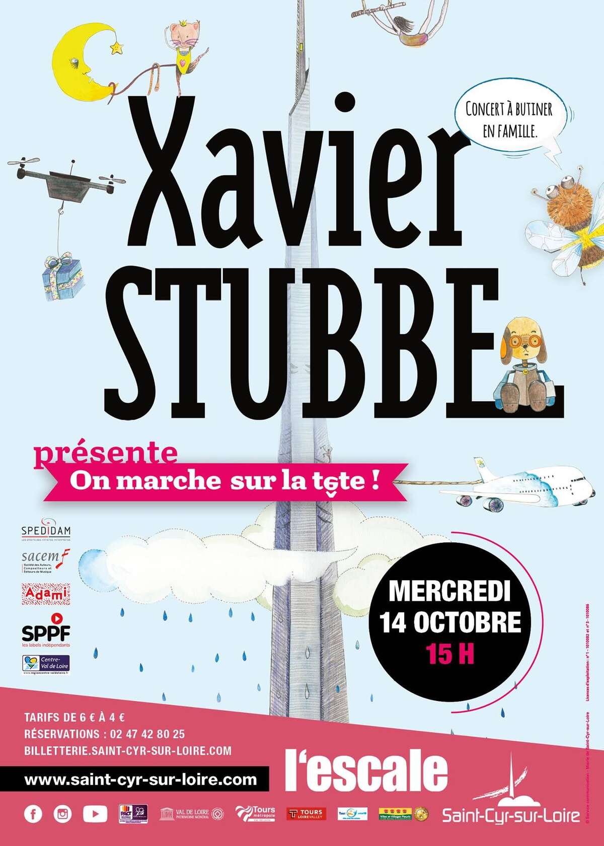 Photo de l'événement On marche sur la tête / Xavier Stubbe à L'Escale