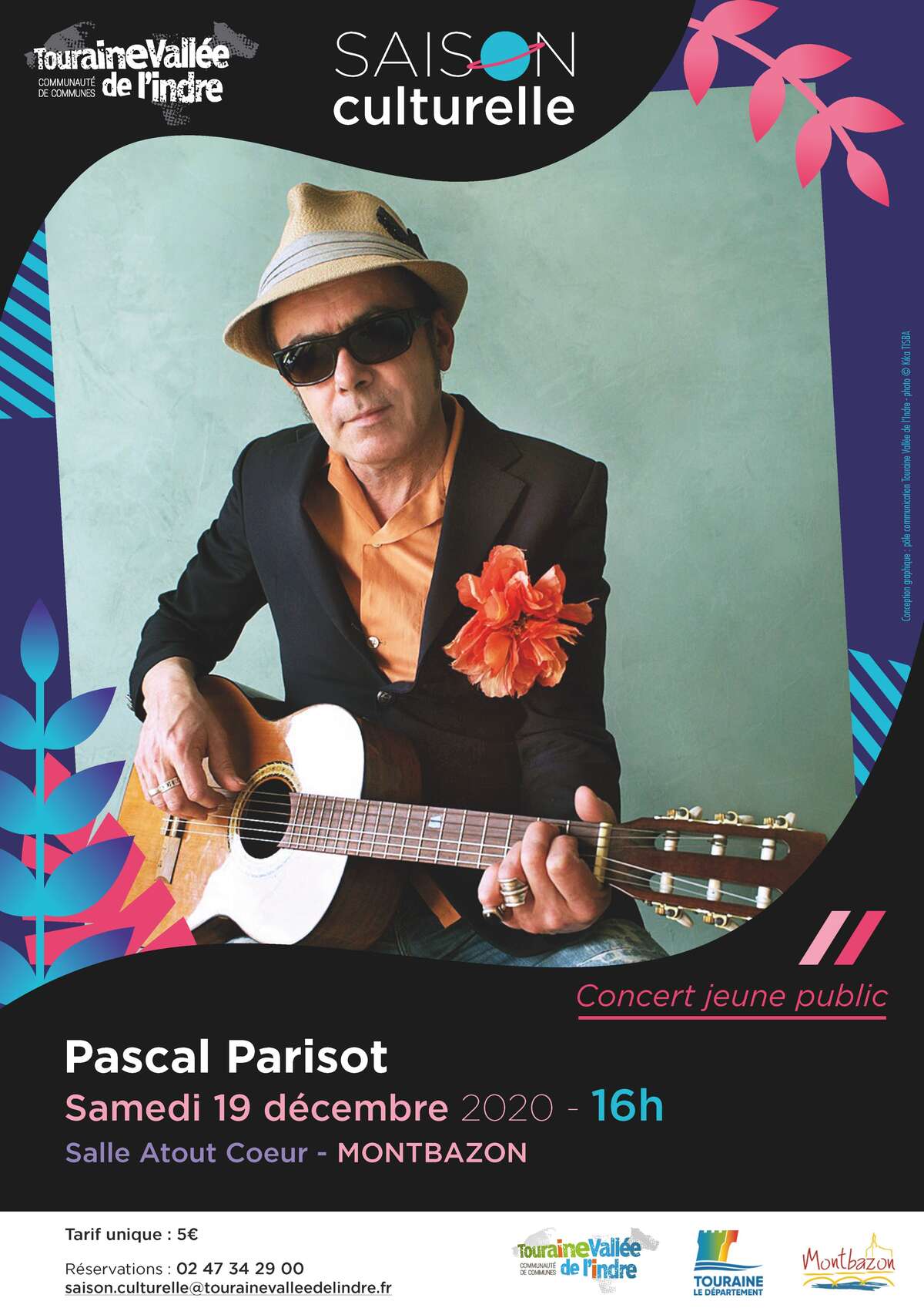 Photo de l'événement CONCERT JEUNE PUBLIC : Pascal PARISOT à Espace Atout Cœur