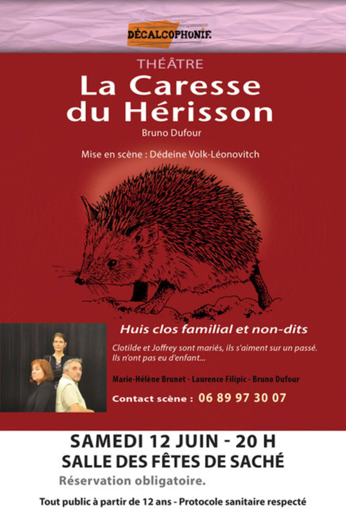 Illustration LA CARESSE DU HERISSON