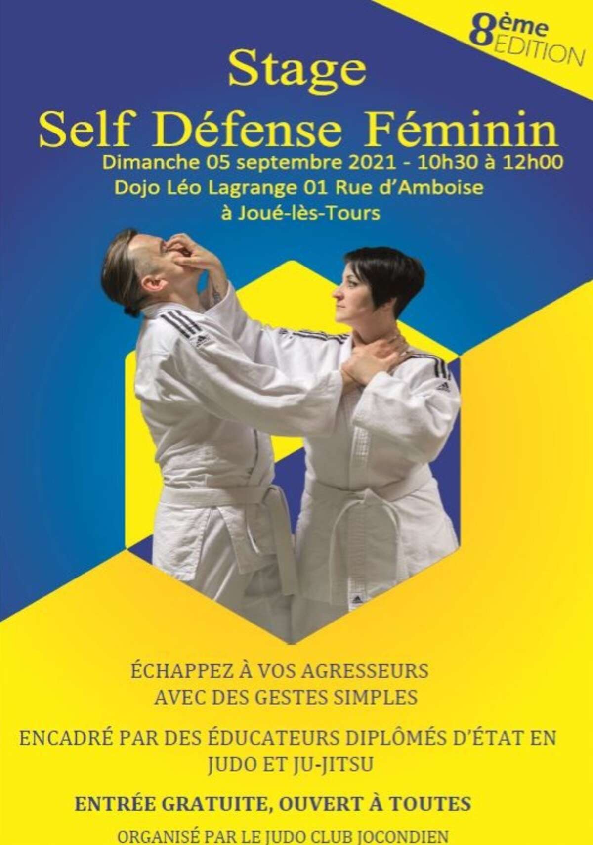 Illustration Self Défense Feminin - 8ème édition