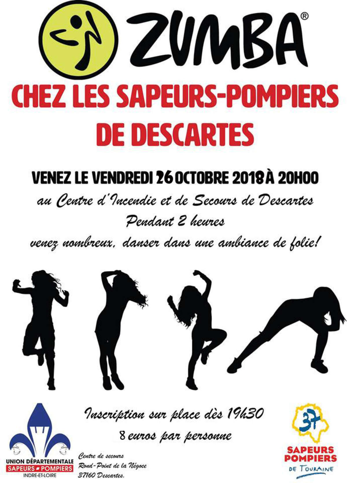Photo de l'événement Zumba chez les sapeurs-pompiers de Descartes à CIS Descartes
