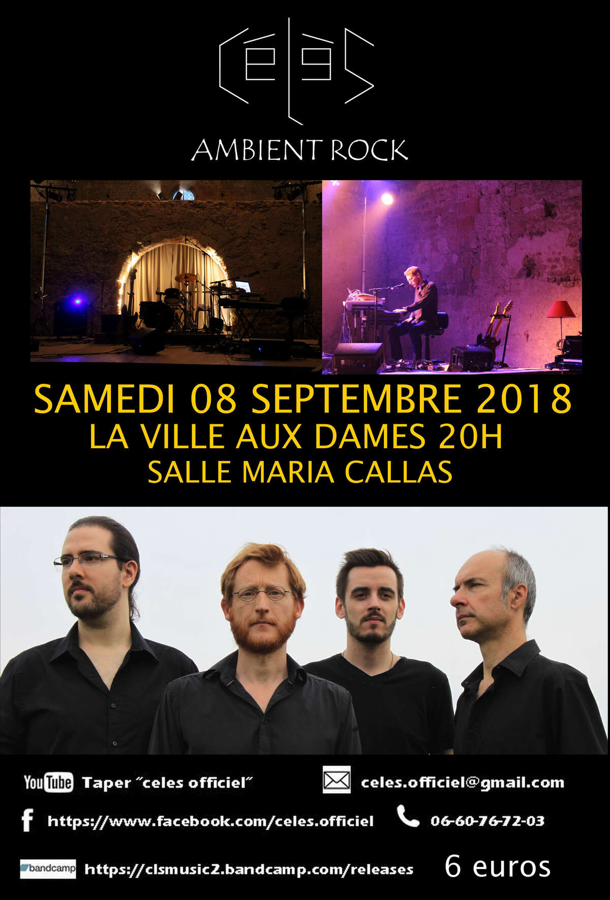 Photo de l'événement Concert Célès à Salle Maria Callas