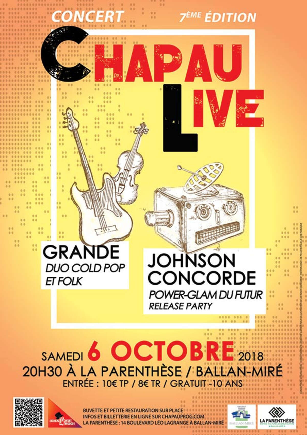 Photo de l'événement Concert Chapau Live 7 à La Parenthèse