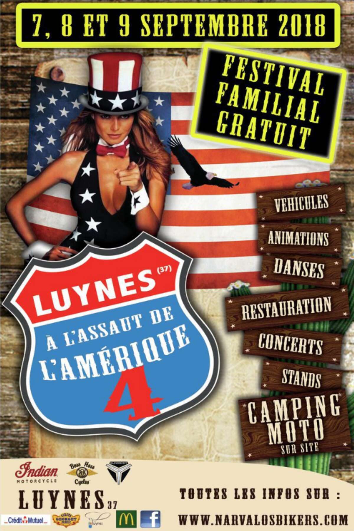 Photo de l'événement Luynes a l’assaut de l’Amérique 4 à Narvalo's Bikers