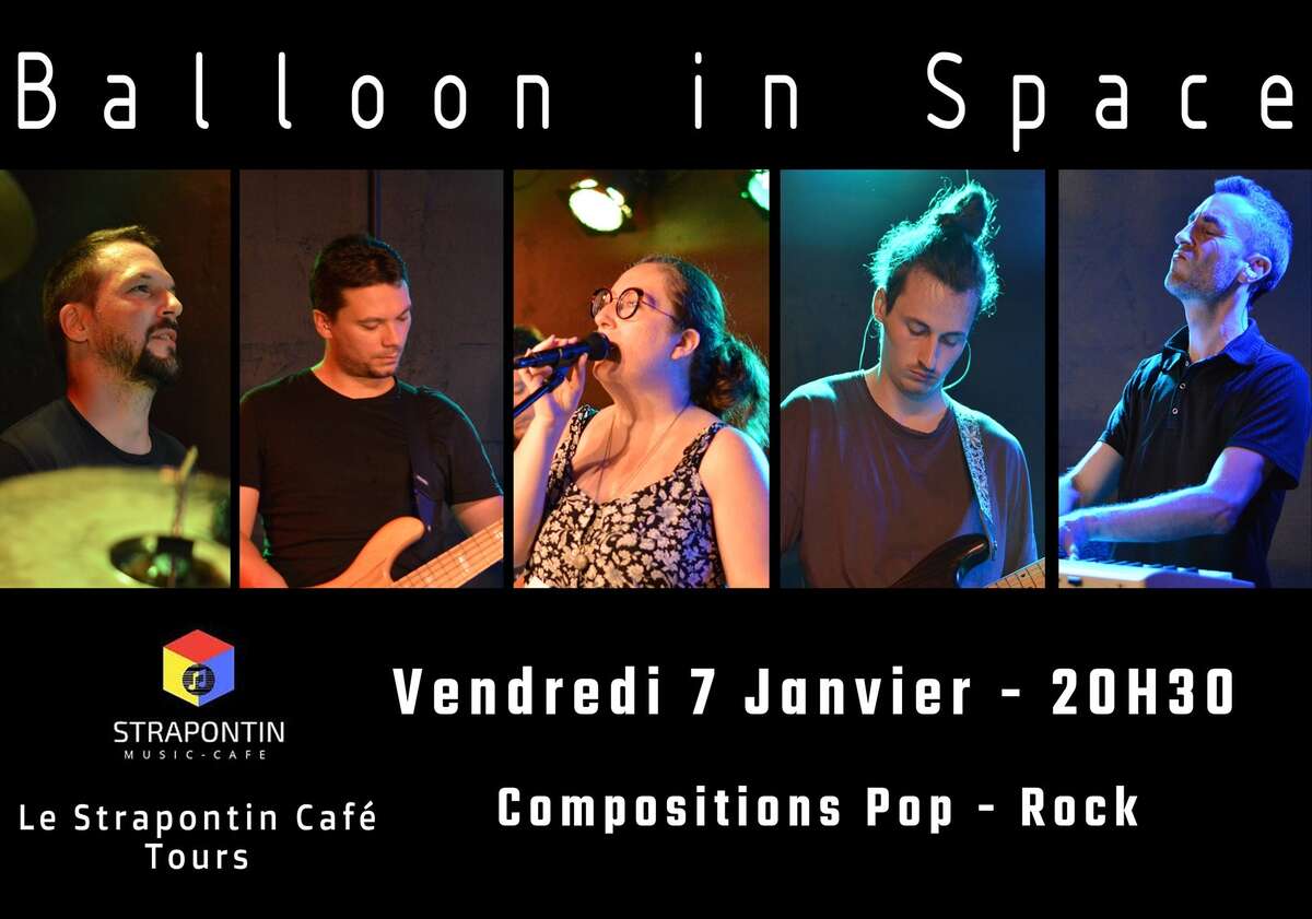 Illustration BALLOON IN SPACE AU STRAPONTIN