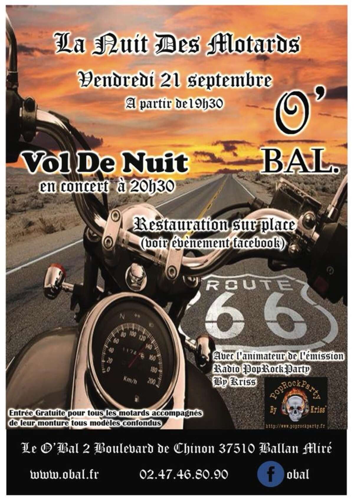 Photo de l'événement La Nuit Des Motards à Obal