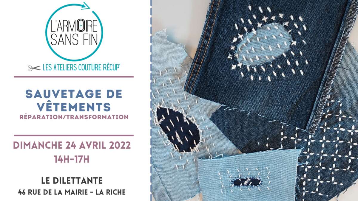 Illustration ATELIER COUTURE "Sauvetage de vêtements"