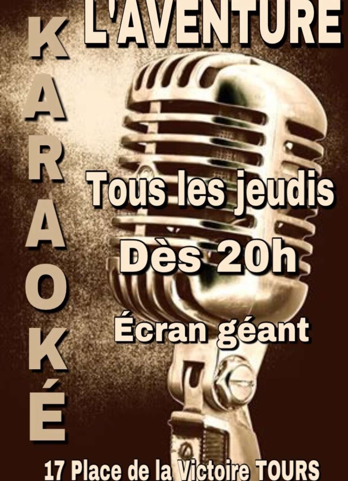 Photo de l'événement KARAOKE à L'AVENTURE