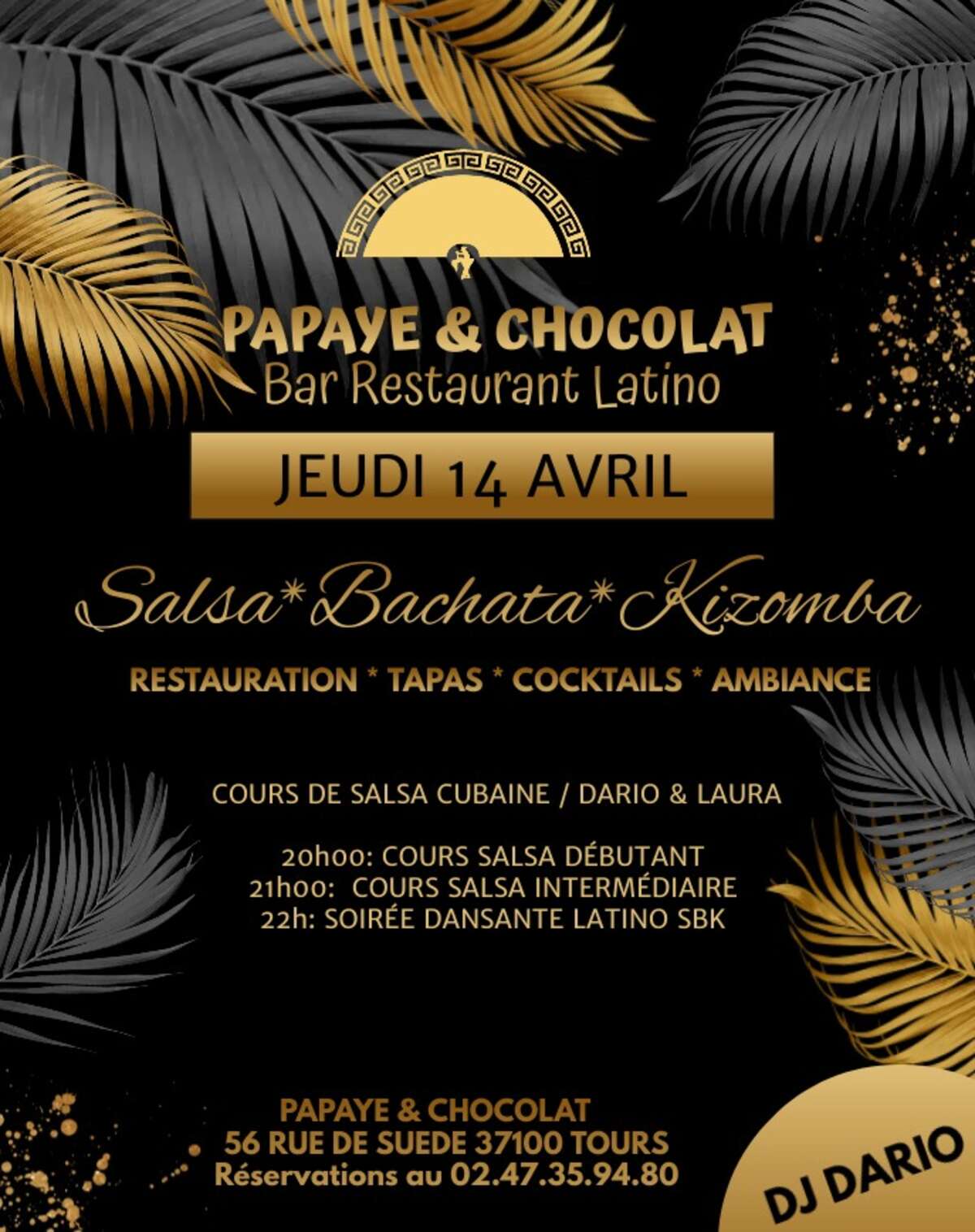 Illustration Cours de Salsa & SBK Party