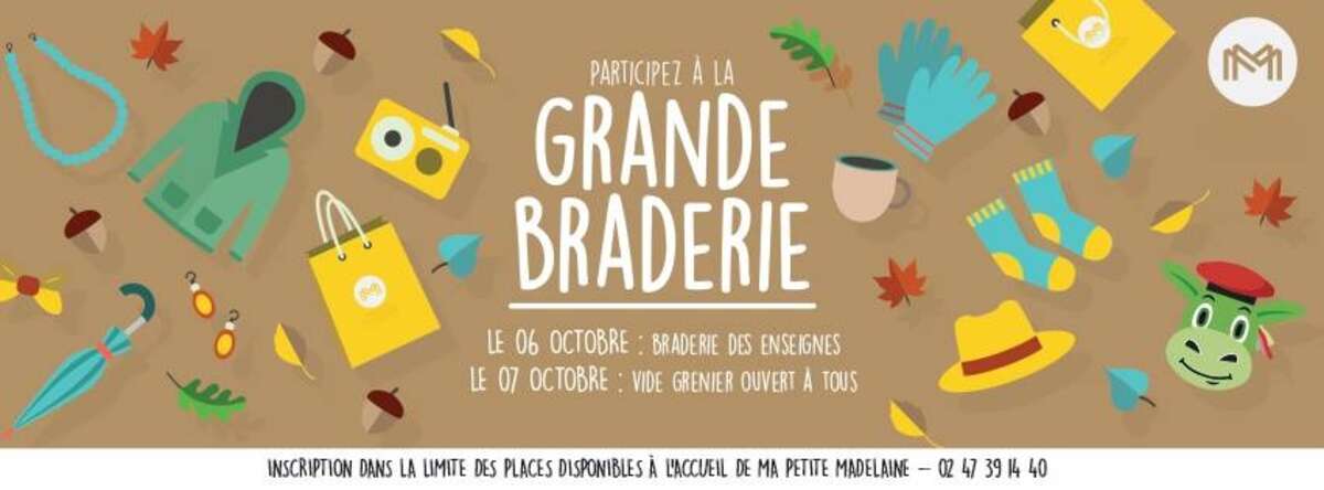 Photo de l'événement Grande Braderie et Vide-Grenier de l’Automne à Ma Petite Madelaine