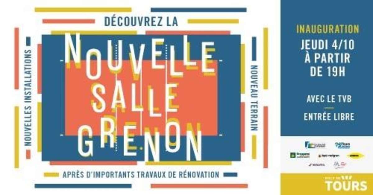 Photo de l'événement Inauguration de la nouvelle salle Grenon à Tours & moi
