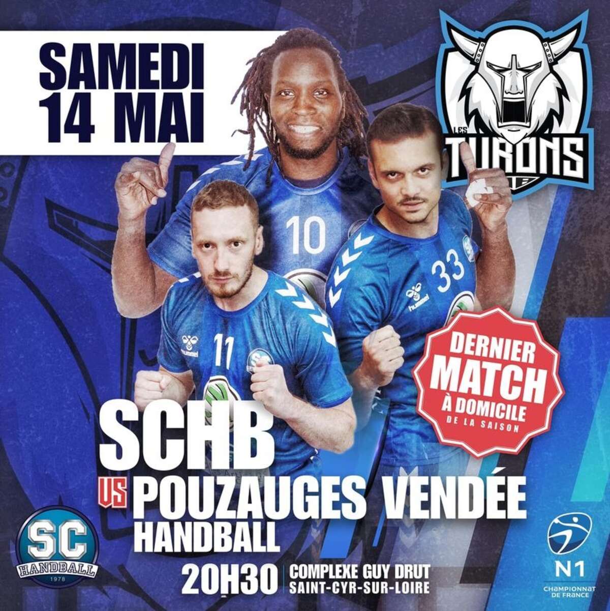 Illustration Handball - Dernier match à domicile de la National 1