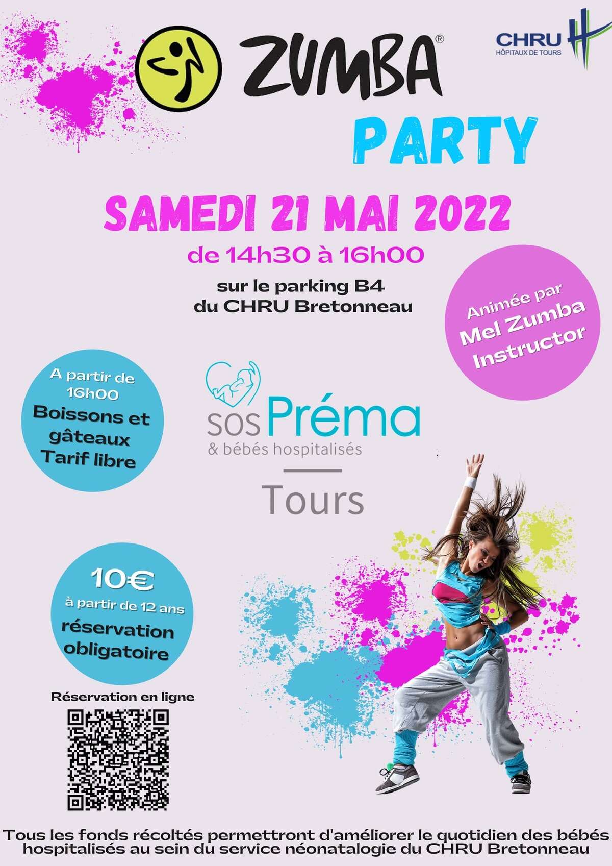 Illustration Zumba Party SOS Préma