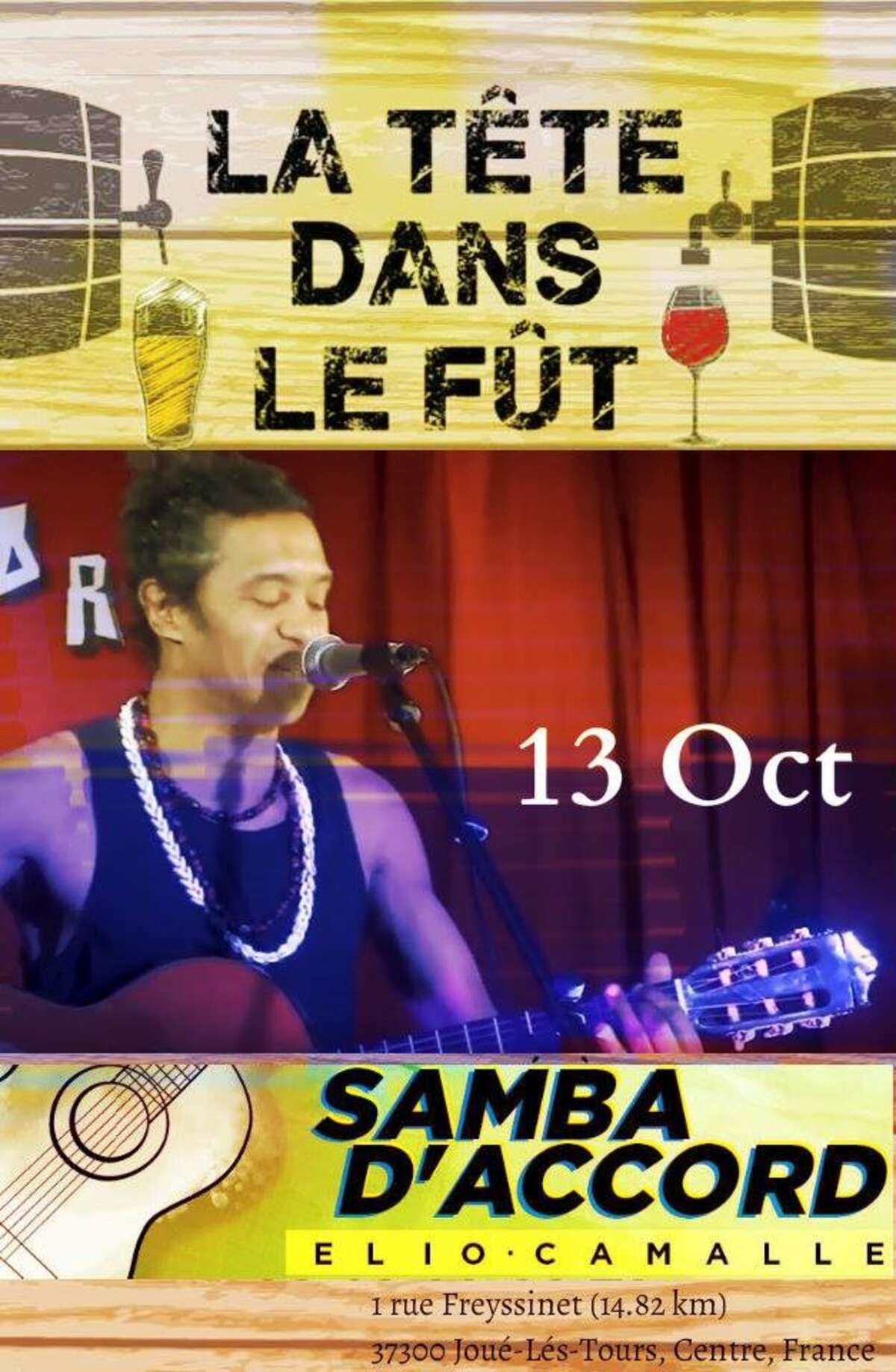Photo de l'événement Elio Camalle/Samba D'accord à La Tête dans le Fût