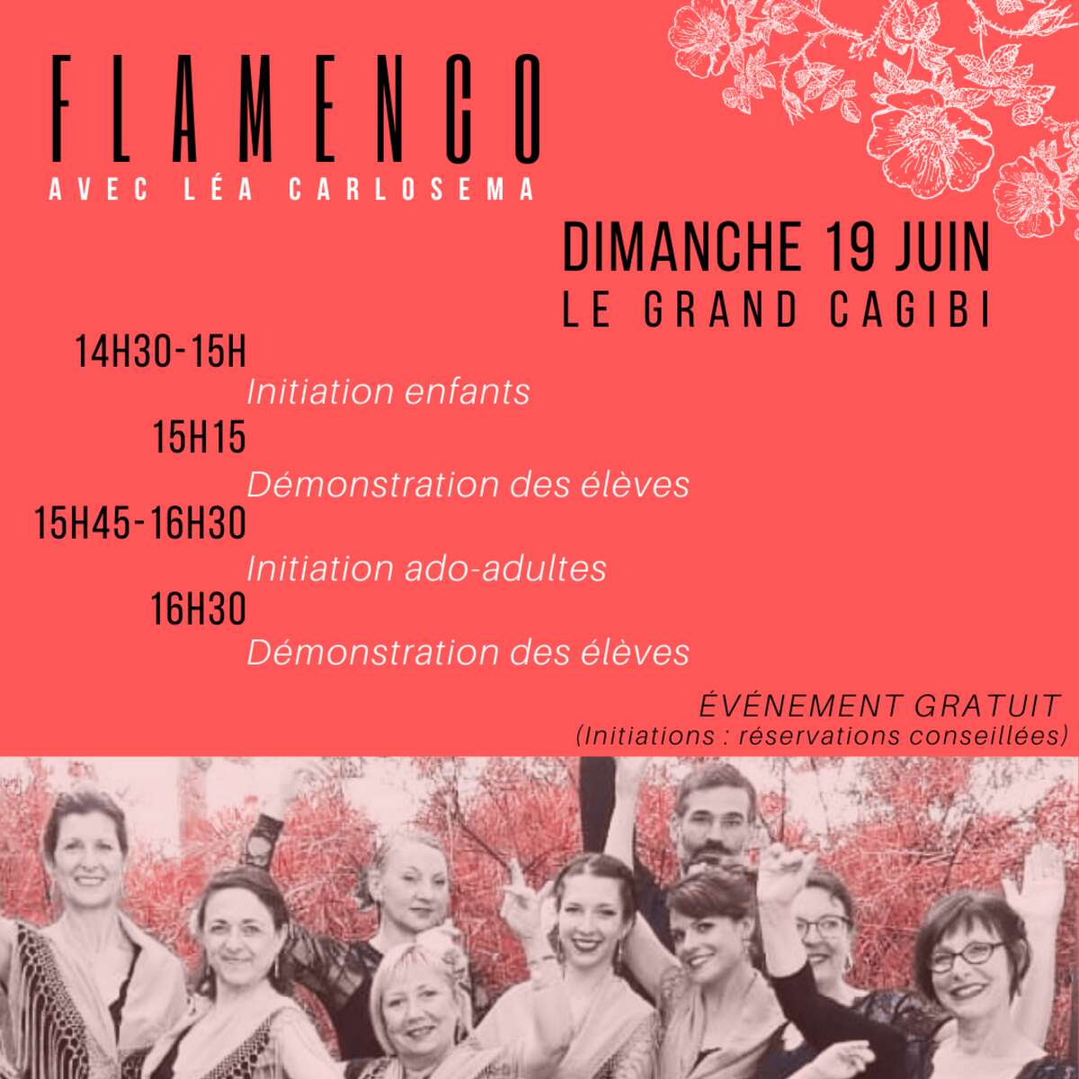 Photo de l'événement initiation au flamenco à Le Grand Cagibi